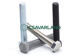 DIN933 / ISO4017 - Hatlapfejű tövigmenetes csavarok