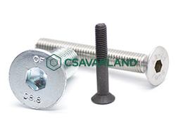 DIN7991 / ISO10642 - Sülly. fejű belsőkulcsnyílású csavarok