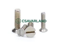 DIN963 - Süllyesztett fejű egyeneshornyú csavarok