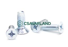 DIN965 - Süllyesztett fejű kereszthornyú csavarok