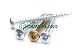 D-fejű forgácslap csavarok