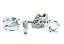 DIN439 / DIN936 - Hatlapú alacsony anyák