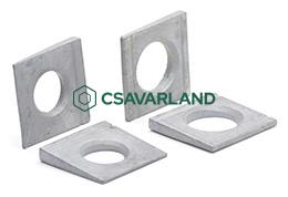 DIN6917 és DIN6918 - Nagyfeszültségű alátétek I és U szelvényekhez