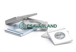 DIN434 és DIN435 - Négyzetes alátétek U és I szelvényhez