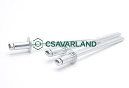 Acél-acél D-fejű húzószegecsek (SST)