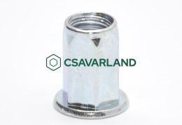 Hatszögletű szegecsanyák