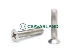 DIN965 - Süllyesztett fejű kereszthornyú csavarok