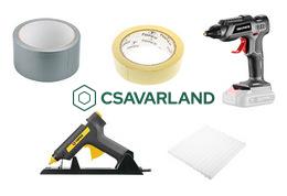 Ragasztó- és forrasztópisztolyok, ragasztószalagok