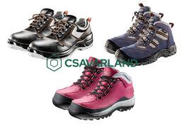 Cipők, bakancsok, zoknik, talpbetétek